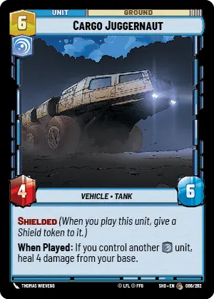 Cargo Juggernaut (SHD) Common Star Wars Unlimited Fantasy Flight Games Standard Non-Foil