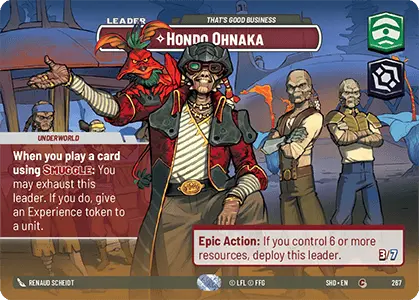 Hondo Ohnaka - That's Good Business (SHD) Common Star Wars Unlimited Fantasy Flight Games Showcase Foil