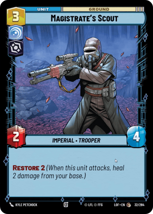 Magistrate's Scout (LOF) Common Fantasy Flight Games Standard Non-Foil