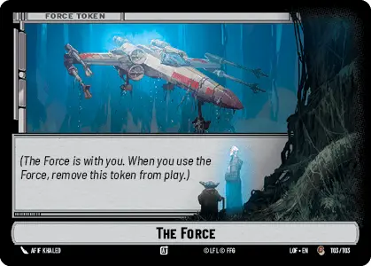 The Force Token (LOF) Common Fantasy Flight Games Standard Non-Foil
