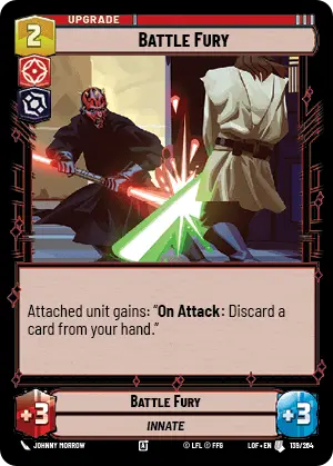 Battle Fury (LOF) Uncommon Fantasy Flight Games Standard Non-Foil