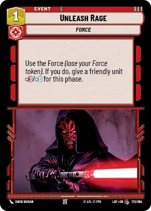 Unleash Rage (LOF) Common Fantasy Flight Games Standard Non-Foil
