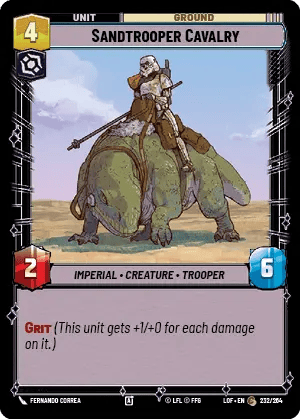 Sandtrooper Cavalry (LOF) Common Fantasy Flight Games Standard Non-Foil