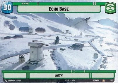 Echo Base - Hoth (SOR) Common Star Wars Unlimited Fantasy Flight Games Hyperspace Non-Foil