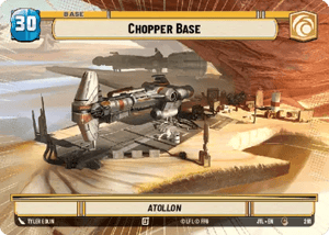 Chopper Base - Atollon (JTL) Common Fantasy Flight Games Hyperspace Non-Foil