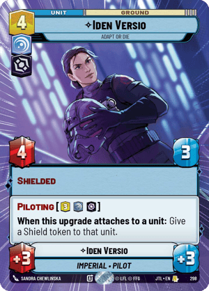 Iden Versio - Adapt or Die (JTL) Rare Fantasy Flight Games Hyperspace Non-Foil