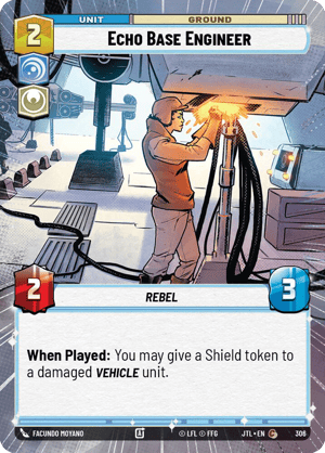 Echo Base Engineer (JTL) Common Fantasy Flight Games Hyperspace Non-Foil