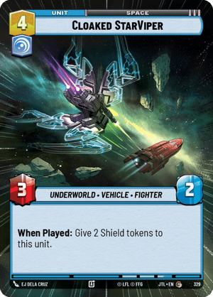 Cloaked StarViper (JTL) Common Fantasy Flight Games Hyperspace Non-Foil