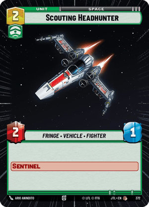 Scouting Headhunter (JTL) Common Fantasy Flight Games Hyperspace Non-Foil