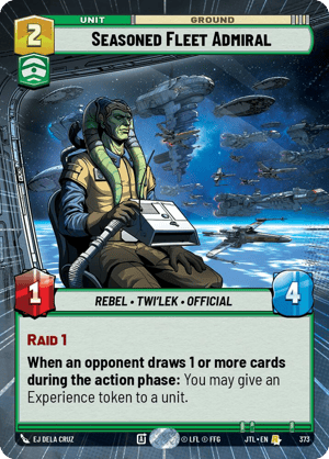 Seasoned Fleet Admiral (JTL) Rare Fantasy Flight Games Hyperspace Non-Foil