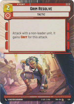 Grenade Strike (TWI) Common Star Wars Unlimited Fantasy Flight Games Hyperspace Non-Foil
