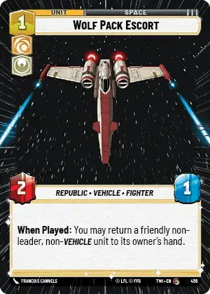 Wolf Pack Escort (TWI) Common Star Wars Unlimited Fantasy Flight Games Hyperspace Non-Foil