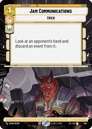 Jam Communications (JTL) Rare Fantasy Flight Games Hyperspace Non-Foil