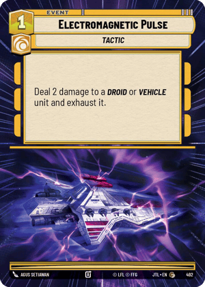Electromagnetic Pulse (JTL) Common Fantasy Flight Games Hyperspace Non-Foil