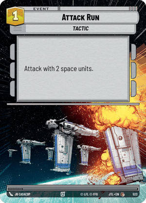 Attack Run (JTL) Common Fantasy Flight Games Hyperspace Non-Foil