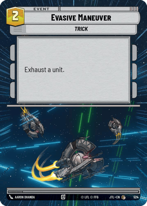 Evasive Maneuver (JTL) Common Fantasy Flight Games Hyperspace Non-Foil