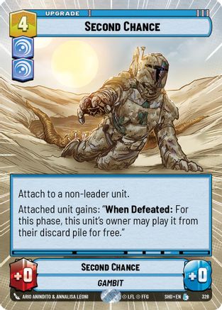 Second Chance (SHD) Legendary Star Wars Unlimited Fantasy Flight Games Hyperspace Non-Foil