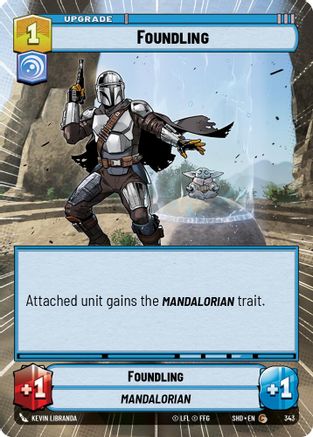 Foundling (SHD) Common Star Wars Unlimited Fantasy Flight Games Hyperspace Non-Foil