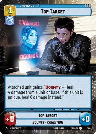 Top Target (SHD) Uncommon Star Wars Unlimited Fantasy Flight Games Hyperspace Non-Foil