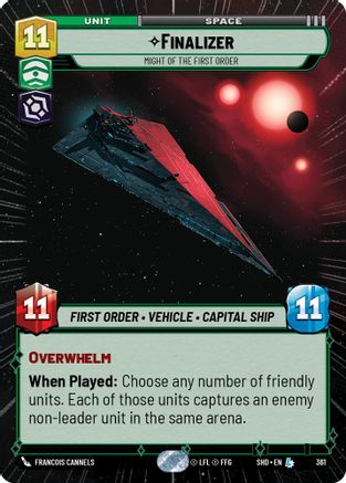 Finalizer - Might of the First Order (SHD) Legendary Star Wars Unlimited Fantasy Flight Games Hyperspace Non-Foil