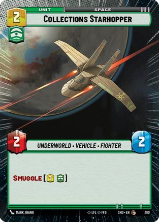 Collections Starhopper (SHD) Common Star Wars Unlimited Fantasy Flight Games Hyperspace Non-Foil