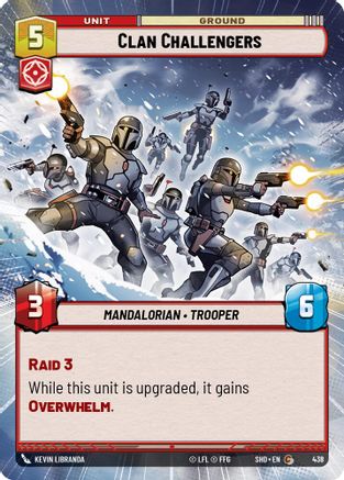 Clan Challengers (SHD) Common Star Wars Unlimited Fantasy Flight Games Hyperspace Non-Foil
