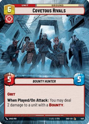Covetous Rivals (SHD) Common Star Wars Unlimited Fantasy Flight Games Hyperspace Non-Foil