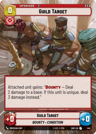 Guild Target (SHD) Uncommon Star Wars Unlimited Fantasy Flight Games Hyperspace Non-Foil