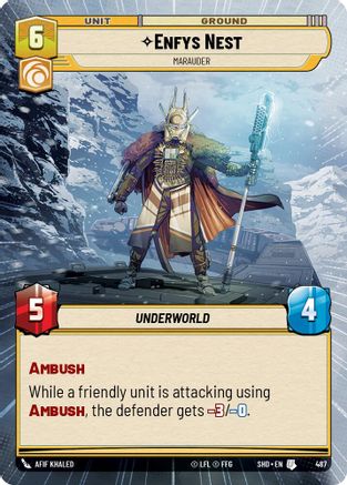 Enfys Nest - Marauder (SHD) Uncommon Star Wars Unlimited Fantasy Flight Games Hyperspace Non-Foil