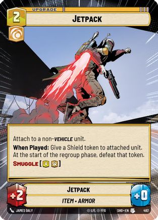 Jetpack (SHD) Uncommon Star Wars Unlimited Fantasy Flight Games Hyperspace Non-Foil