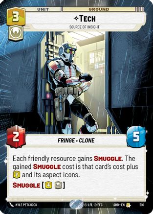 Tech - Source of Insight (SHD) Rare Star Wars Unlimited Fantasy Flight Games Hyperspace Non-Foil