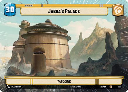 Jabba’s Palace - Tatooine (SHD) Common Star Wars Unlimited Fantasy Flight Games Hyperspace Non-Foil