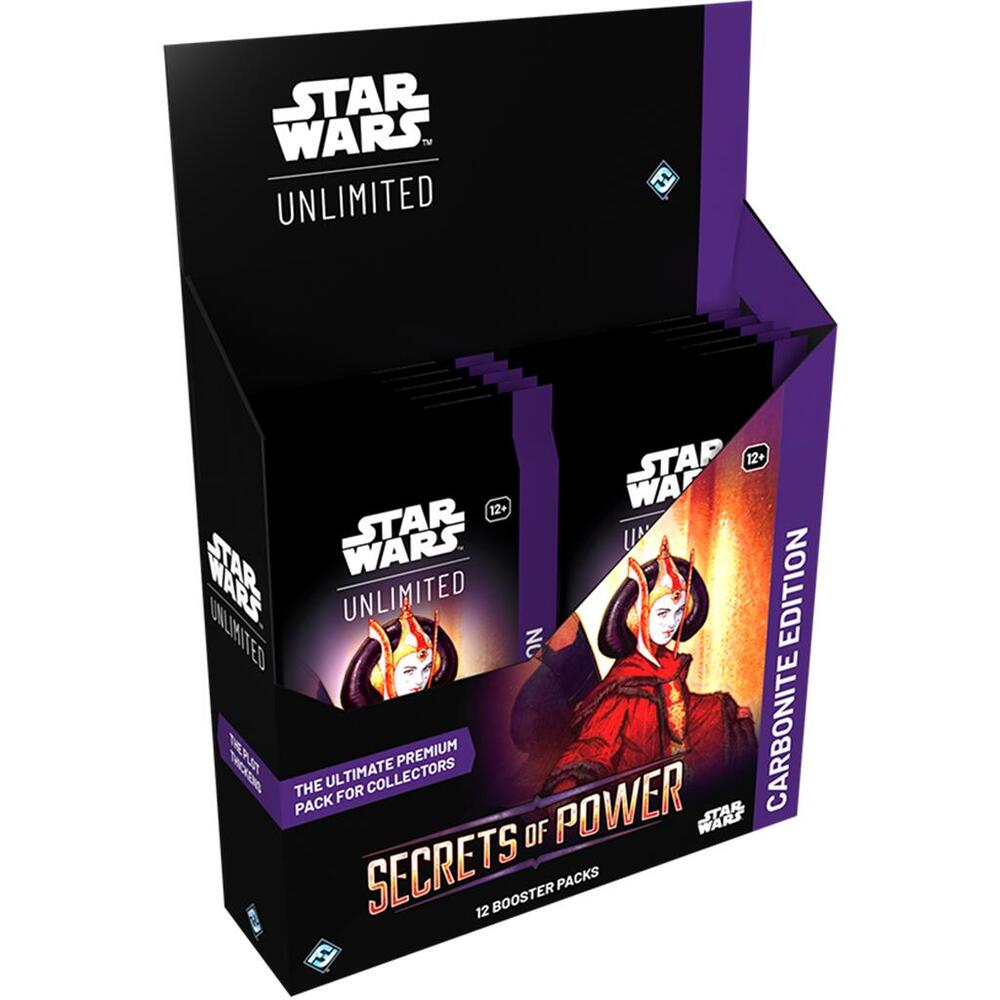 Star Wars Unlimited Secrets of Power (SEC) Booster Display Carbonite Edition Star Wars Unlimited Fantasy Flight Games