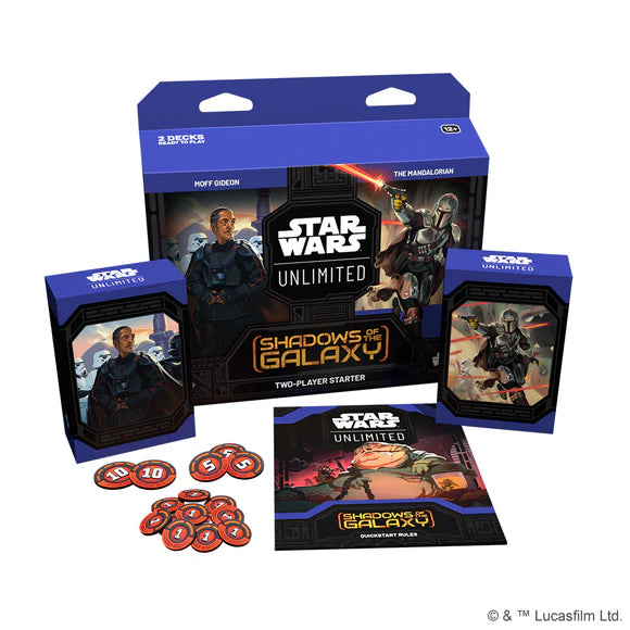 Star Wars Unlimited Shadows of the Galaxy (SHD) Two-Player Starter Kit Star Wars Unlimited Fantasy Flight Games