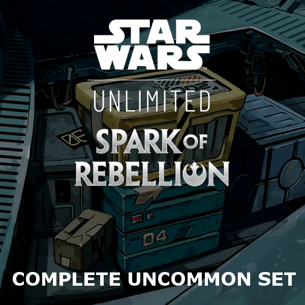 Complete Set (SOR) UnCommons (1 of Each) Star Wars Unlimited Fantasy Flight Games