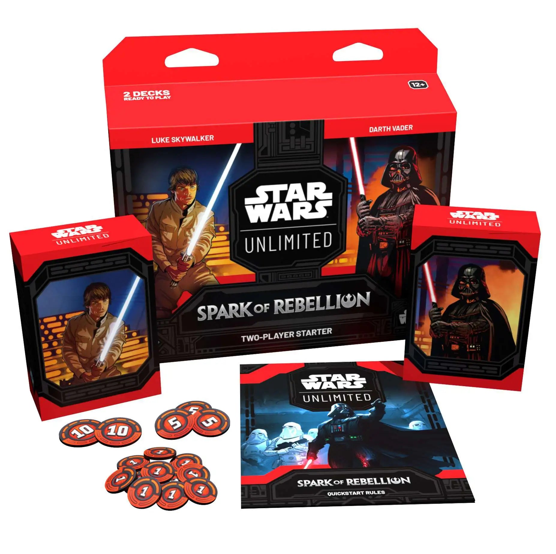 Star Wars Unlimited Spark of Rebellion (SoR) Two-Player Starter Kit Star Wars Unlimited Fantasy Flight Games   