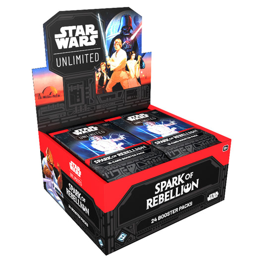 Star Wars Unlimited Spark of Rebellion (SoR) Booster Box Star Wars Unlimited Fantasy Flight Games   