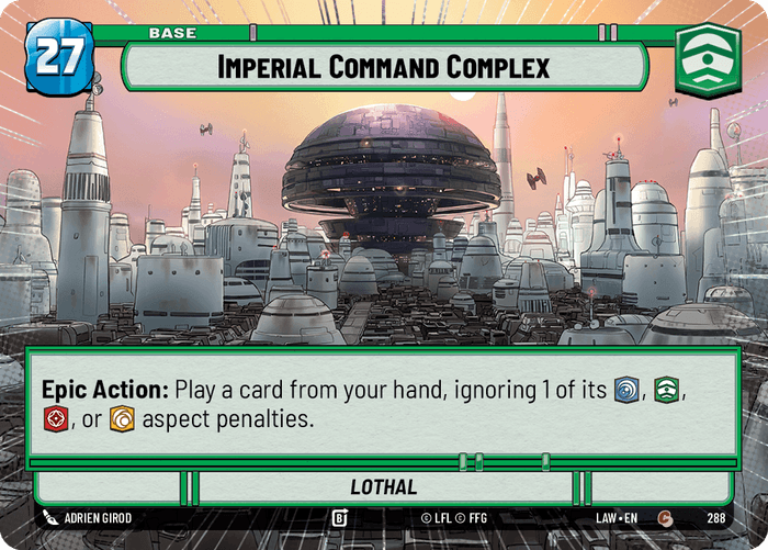 Imperial Command Complex (LAW) Common Fantasy Flight Games Hyperspace Non-Foil