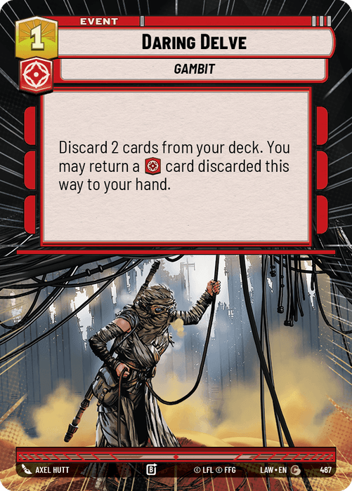 Daring Delve (LAW) Common Fantasy Flight Games Hyperspace Non-Foil