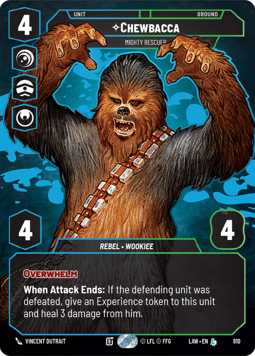 Chewbacca - Mighty Rescuer (LAW) Legendary Fantasy Flight Games Prestige Non-Foil