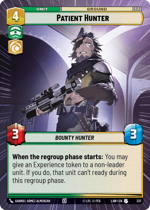 Patient Hunter (LAW) Uncommon Fantasy Flight Games Hyperspace Non-Foil