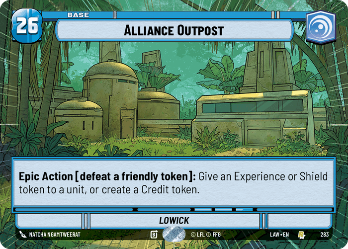 Alliance Outpost (LAW) Rare Fantasy Flight Games Hyperspace Non-Foil