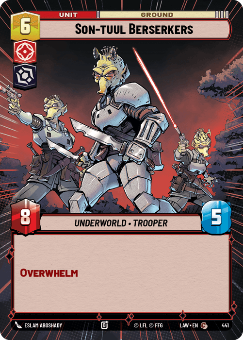 Son-tuul Berserkers (LAW) Common Fantasy Flight Games Hyperspace Non-Foil