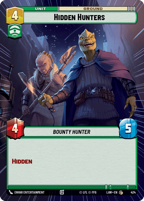 Hidden Hunters (LAW) Common Fantasy Flight Games Hyperspace Non-Foil