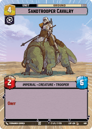 Sandtrooper Cavalry (LOF) Common Fantasy Flight Games Hyperspace Non-Foil