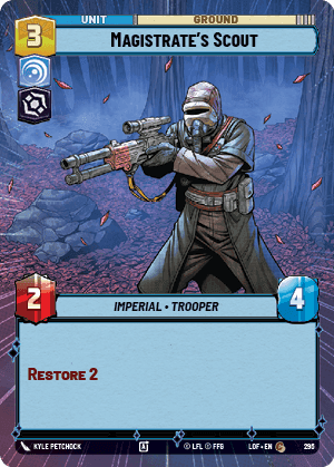 Magistrate's Scout (LOF) Common Fantasy Flight Games Hyperspace Non-Foil