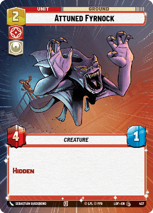 Attuned Fyrnock (LOF) Common Fantasy Flight Games Hyperspace Non-Foil