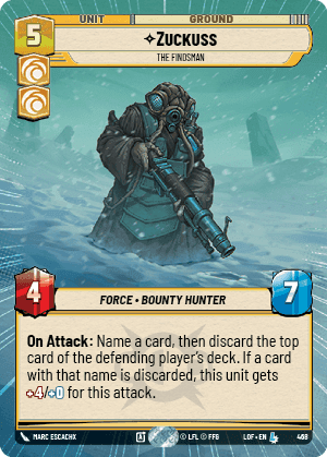 Zuckuss - The Findsman (LOF) Legendary Fantasy Flight Games Hyperspace Non-Foil