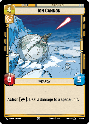 Ion Cannon (IBH) Special Fantasy Flight Games Standard Non-Foil