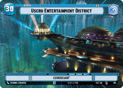 Uscru Entertainment District (SEC) Common Fantasy Flight Games Hyperspace Non-Foil